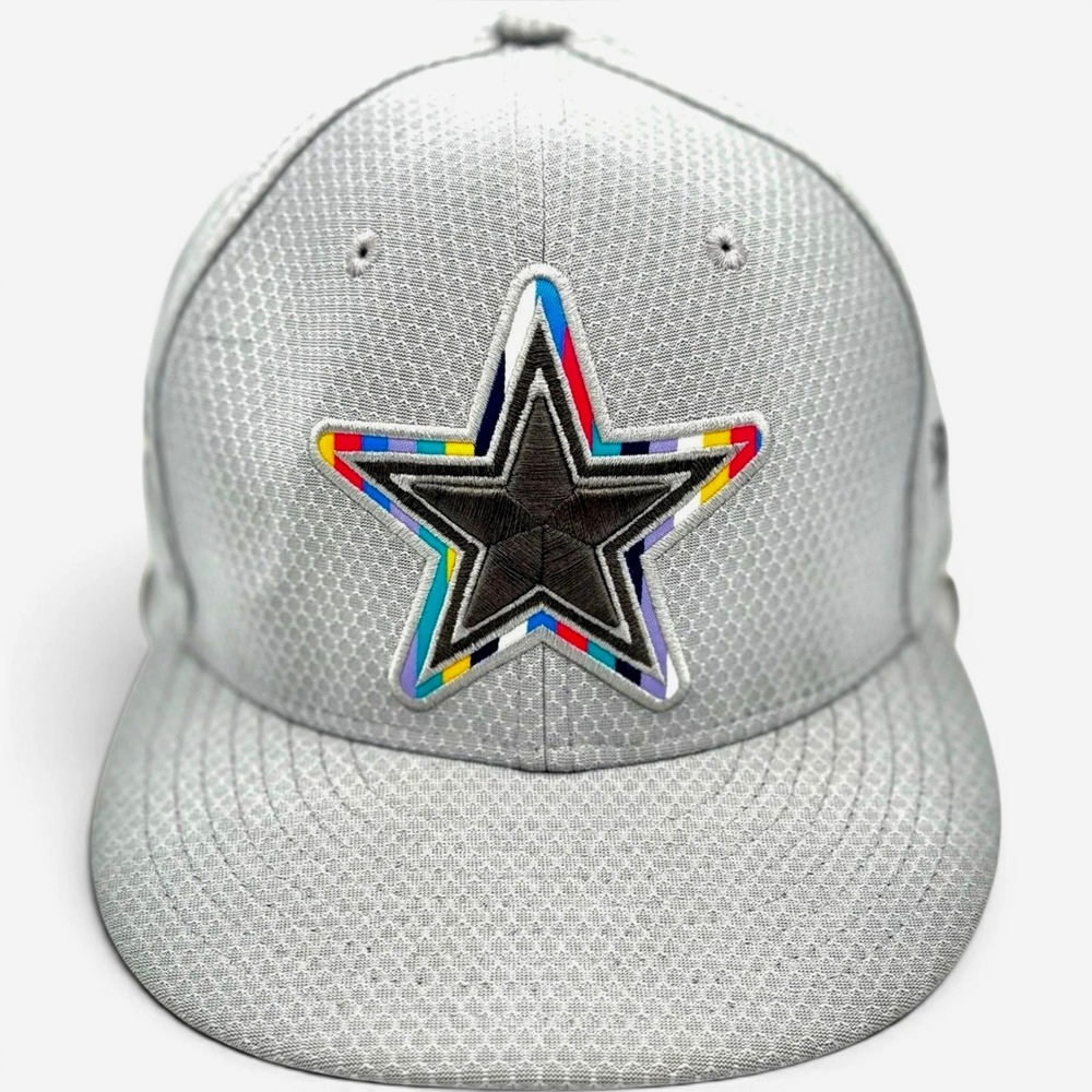New Era Dallas Cowboys NFL Crucial Catch 9FIFTY Snapback Hat Flex Fit Gray 7 3⁄4